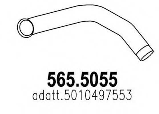 ASSO 565.5055 Exhaust Pipe